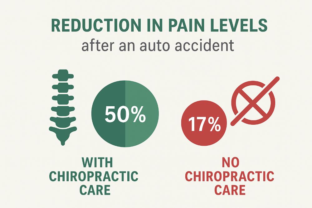 Reduced Pain after Chiropractic Treatment post Car Accident